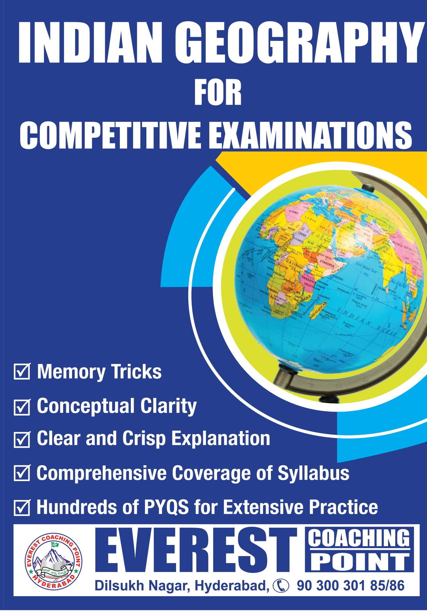 Indian Geography Book Everest Coaching Point