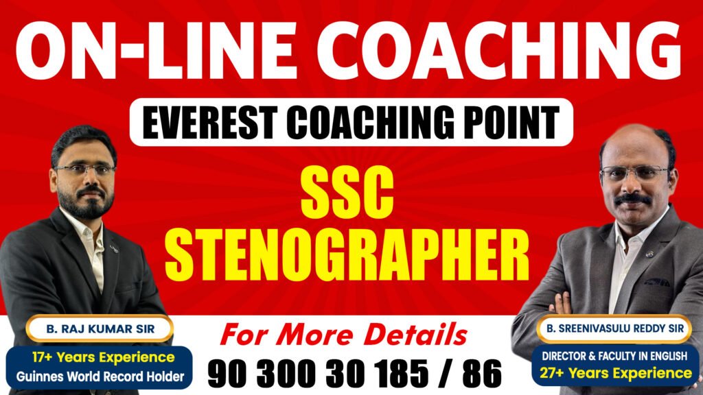 "SSC Stenographer Online Coaching – Best Classes for Grade C & D"