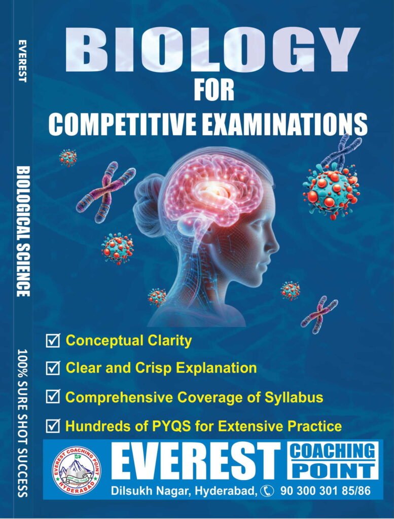 Student learning biology concepts from SSC CHSL coaching notes and diagrams