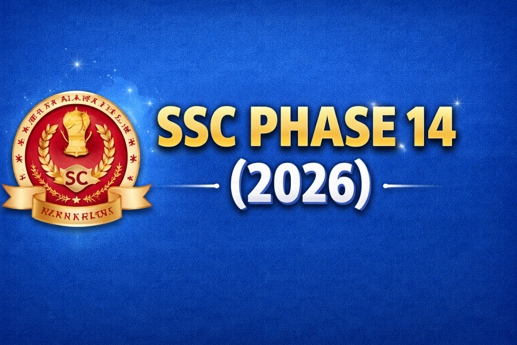 The SSC Selection Post Phase-14 (2026) exam is one of the best opportunities for aspirants looking to secure a government job in India.