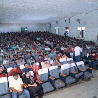Students and faculty together in a memorable class photo during testimonial event Class photo with students – testimonials at Hyderabad best coaching