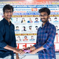 Faculty giving award to student – testimonials of student excellence