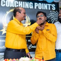 Everest Coaching Point faculty in a success celebration DSC08376